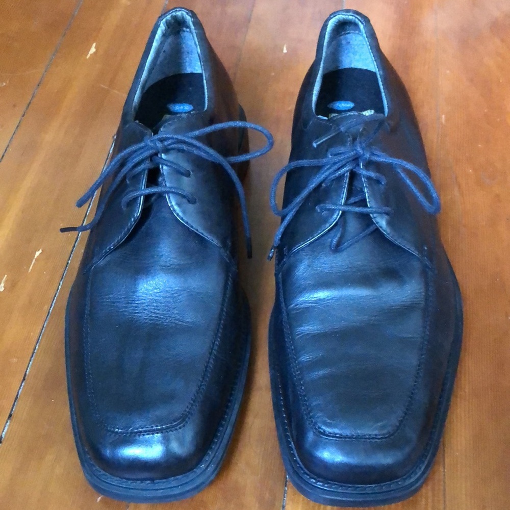 DR SCHOOLS MEN’S  REMY MEMORY FIT BLACK DRESS SHOES SIZE 10